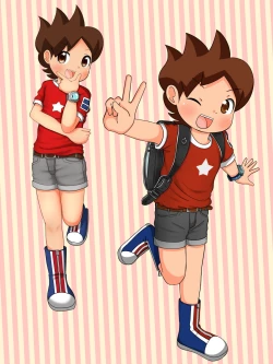 Page 24 of Yokai Watch no Amano Keita-kun no Ecchi na Illust Shuu ver.4