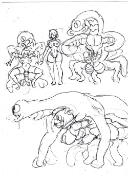 Page 7 of 一些上月草圖。有關RPG及FOX3