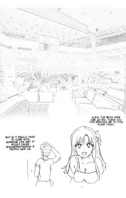 Page 1 of Asuna and Klein buying new bed.