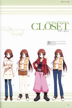 Page 58 of My Sweetheart is Physical Worker VISUAL FAN BOOK