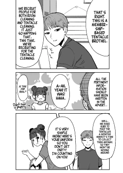 Page 5 of Shokushu Fuuzoku Seisou Baito | Job: Cleaner at at Tentacle Brothel