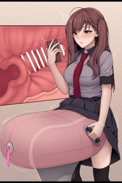 Page 8 of Gihindai de sagyōchan | A futanari staying cool as she relieves her sexual urges