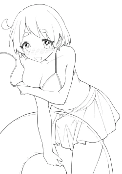 Page 2 of Futanari Kanojo no Mizugi ni Komara Sareru Kai