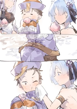 Page 4 of Emilia, Rem and Subaru futanari