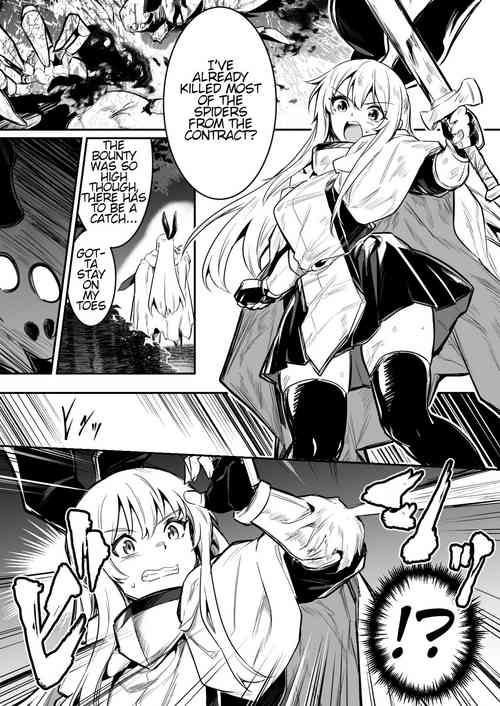 [Lefthand] Kumo-gata no Mamono no Toubatsu ni Kite Gyaku ni Osowarechau Boukensha-chan [English]