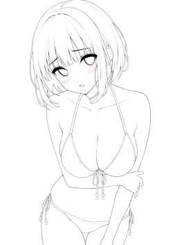 Page 34 of Ecchi na Onaka Kansatsu. Onaka×Mizugi