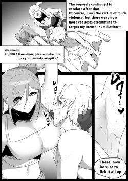 Page 17 of Boxer no Ore ga, Kyonyuu Joshi Pro Wrestler Futari ni Namahaishin de Juurin Sare, Koukai Shokei Sareru Hanashi. | Publically punished and trampled by two large-breasted wrestlers.