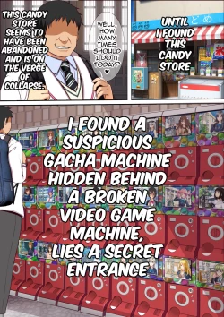Page 3 of Kinjo no Dagashiya no Gachaponki ni Onaho-ka shita Classmate ga Haitteiru no Daga | A Gacha Machine Was Installed at a Local Candy Store, Where You Can Win a Female Onahole.