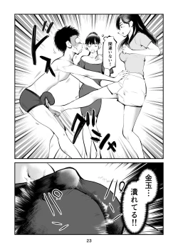 Page 23 of Kintama o tsubushita joshi-ana