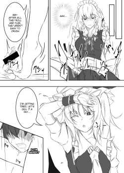 Page 27 of Koumakan de Daiji na Tokoro o Kerareru Hon | A book about getting kicked in important parts at the Scarlet Devil Mansion