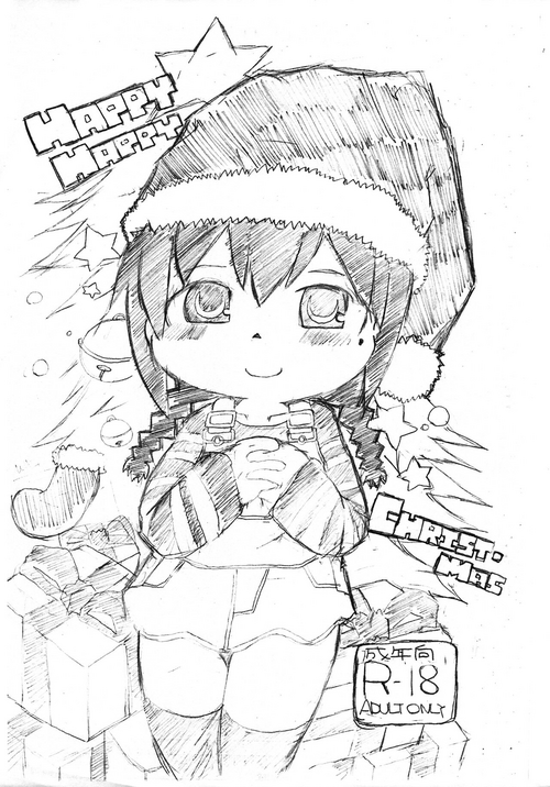 (C87) [Shake Flake Binzume! (Shake)] HAPPY HAPPY CHRISTMAS (Mitsudomoe)