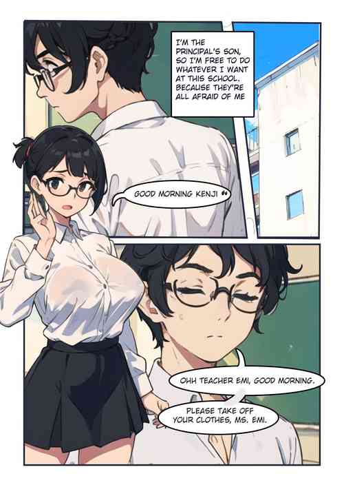 Kenji the principal's son [AI generated]
