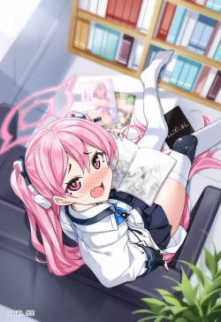 Page 54 of BluArch Saimin Momotalk Soushuuhen