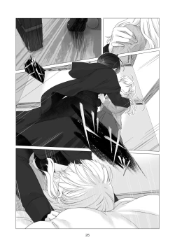 Page 26 of Minarai MahoutsukaiThe Apprentice Wizard is on the moonlit night.