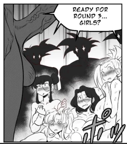 Page 1 of goku vs chichi from different world