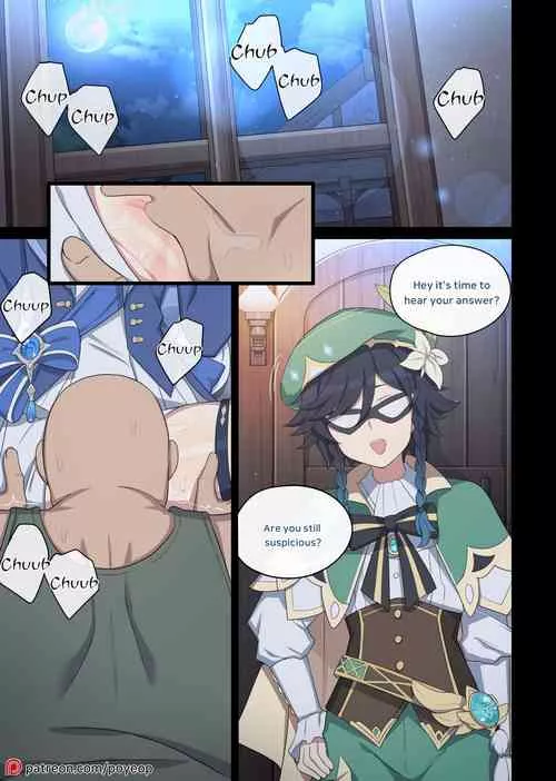 [poyeop] Furina 1-2 (Genshin Impact) [English] [Decensored]