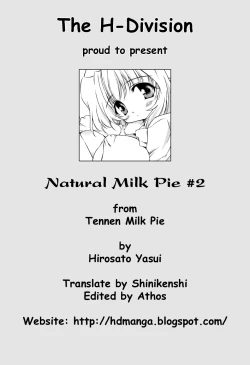 Page 1 of Natural Milk Pie #2