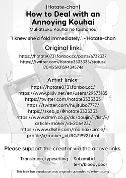 Page 6 of Mukatsuku Kouhai no Taishohou | How to Deal with an Annoying Kouhai