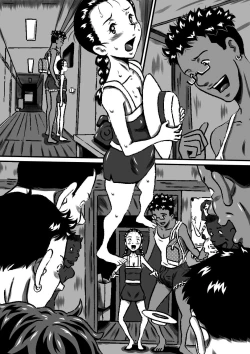 Page 99 of おかされ荘のちぃなちゃん。ヌードモデルの卵、ちぃなの肉体成長記録!「前編」