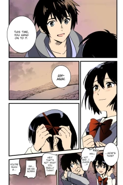 Page 84 of Kimi no Na wa.Mitsuha Miyamziu & Teshigawara Katsuhiko
