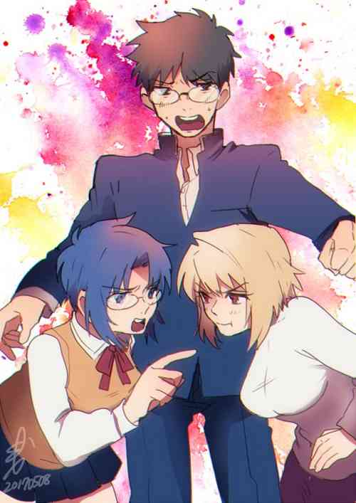 [Angel] Shiki x Arcueid and Ciel