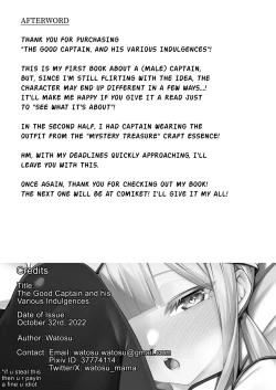 Page 27 of Captain to Iroiro Ecchi Hon | The good captain and his various indulgences