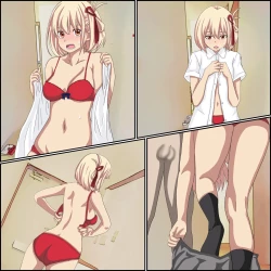 Page 25 of 「催〇術でリコリスをお持ち帰りしてみた」リコリス・リ■イル、錦○千束催○編