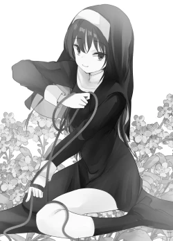 Page 3 of Kurokami no Maria-sama | Ejaculation Controlled MegaCUM Handjob From The Holy Mother