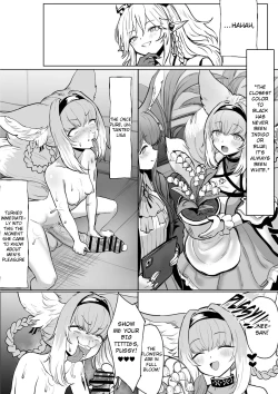 Page 36 of Gotsugou Nouryoku wo Te ni Ireta N*an ga, Rh*des de Mechakucha Suru Hanashi Bangaihen: S*zuran | Nyan who Gained a Convenient Ability Makes a Mess out of Rhodes Island, Extra Edition: Suzuran