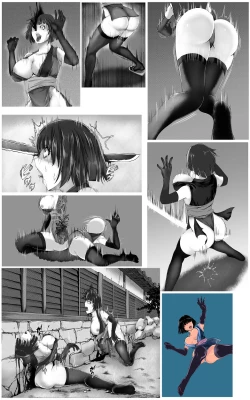 Page 12 of Onna Ninja mo Youshanaku Mapputatsu | A Female Ninja is Cut in Two without Mercy