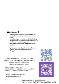 Page 28 of Me ga Sametara Kemomimi Shoujo ni Natteita Ohanashi 2 | When I Awoke I Had Become An Animal Eared Girl 2