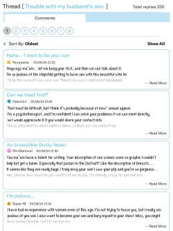 Page 43 of Otto no tsurego ni, komattemasu. | Trouble With My Husband’s Son.