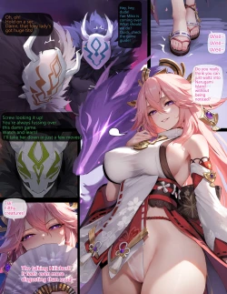 Page 1 of Attack of Hilichurls - Yae Miko