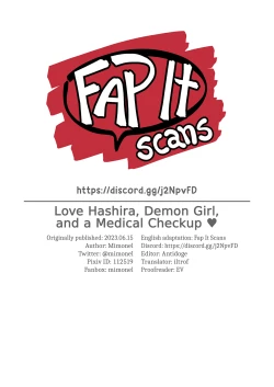 Page 14 of Koibashira to Onichan no Shintai Kensa | Love Hashira, Demon Girl, and a Medical Checkup ♥
