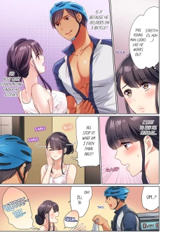 Page 4 of Zaitaku OL, Yotsunbai Iki! Heya Made Gamandekinai Deribarii SEX 1 | WorkHome Clerk, Cums on All Fours! Impatient Delivery Sex 1