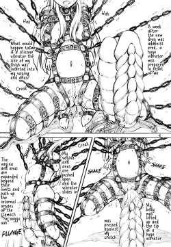 Page 4 of Joshidai nama zenshin kōsoku naizō kakuchō kyōsei zetchō | College girl fully restrained internal organs expanded forced to climax