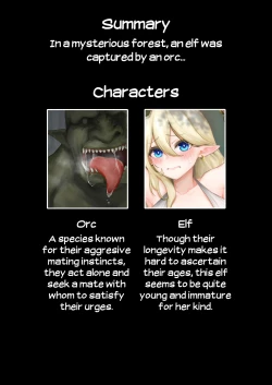 Page 2 of Elf-san ga Hatsujou Orc ni Deattara... | When and Elf Meets an Orc in Heat...