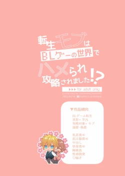 Page 60 of Tensei Mob wa BL-gee no Sekai de Hamerare Kouryakusaremashita!? | Sex with the Love Interest! But I'm an NPC! 1