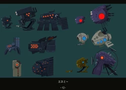 Page 13 of Marfusha Sentinel Girls ArtBook