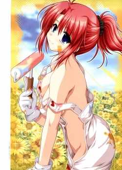 Page 33 of Sharin no Kuni, Himawari no Shoujo & Sharin no Kuni, Yuukyuu no Shounen Shoujo Visual Fan Book