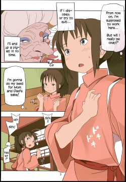 Page 3 of Sen to Chihiro to Ryoujoku no Yuya Ishukan Jigoku no Hibi | Sen and Chihiro and the Bathhouse of Violation: Days of Erotic Hell