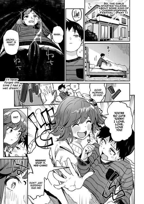 [Tamachi Sansaku] Nanka Nee-chan-tachi ga Fudeoroshi Matsuri toka Iidashita (Zenpen) | So, the girls started talking about some kind of "cherry-popping festival" (Part 1) (COMIC Mugen Tensei 2024-09) [English] [Digital]