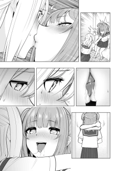 Page 64 of Onaniibyou ga Manenshita Sekai de Nakayoshi Joshi wa Ecchi ni Kuruu