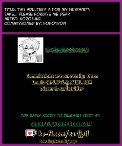 Page 26 of Kono Furin wa Otto no Tame "Anata, Yurushite…." To, Netorareru Tsuma 1 | This Affair Was for my Husband's Sake 1