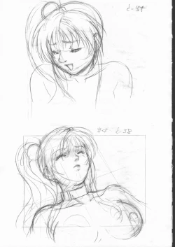 Page 42 of BibleBlack バイブルブラック 虎の穴購入特典 原画_レイアウト資料集