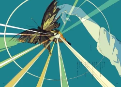 Page 47 of "G etc. p fee c Poem" "Dark brown, Fumi Iwakura" Member Handa