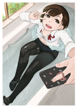 Page 46 of Kuro Tights DEEP black tights art book_20241021