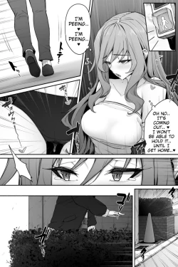 Page 2 of Ayauku Miraresou ni Naru Onee-san | Leaky Girl Almost Caught Peeing Outside