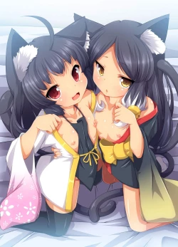 Page 30 of Tsundere Neko Shimai no Zenshin Gohoushi SEX ~ Goon wa Watashitachi no Karada de Okaeshi Itashimasu | 傲娇猫姐妹身心侍奉SEX