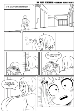 Page 1 of My Futa Academia: Costume Adjustments